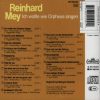 Reinhard Mey - Ich wollte wie Orpheus singen (CD) – Bild 2