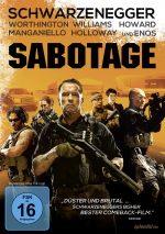 Sabotage mit Arnold Schwarzenegger (DVD) | 1DVD | FSK 16 | NEU+OVP