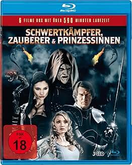 Schwertkämpfer, Zauberer & Prinzessinnen (6 Filme) | 3BlueRay | FSK 18 | NEU+OVP