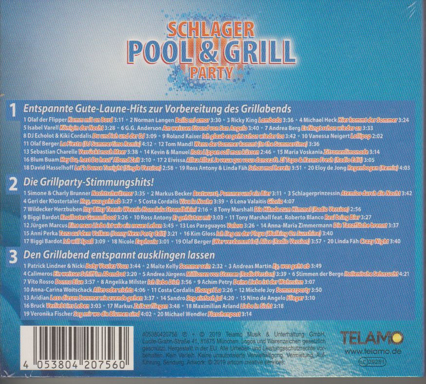 Schlager Pool & Grill Party | 3CD | NEU+OVP – Bild 2